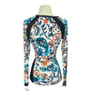Kastel Long Sleeve Crewneck in Floral Watercolor