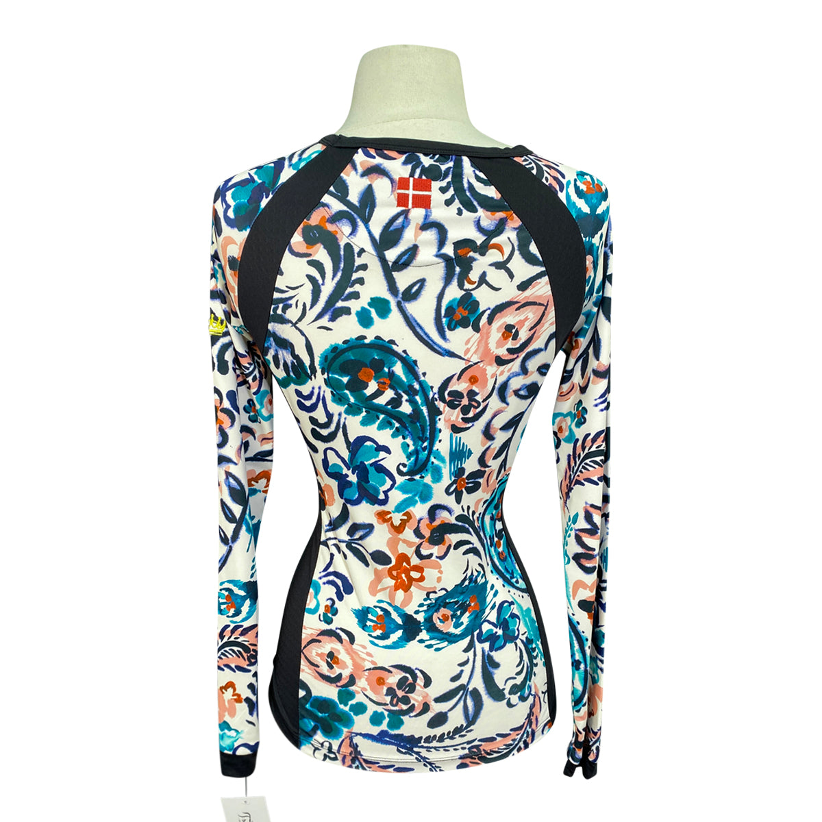 Kastel Long Sleeve Crewneck in Floral Watercolor