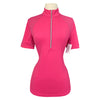 FITS Equestrian Short Sleeve Sun Shirt in Bright Pink
