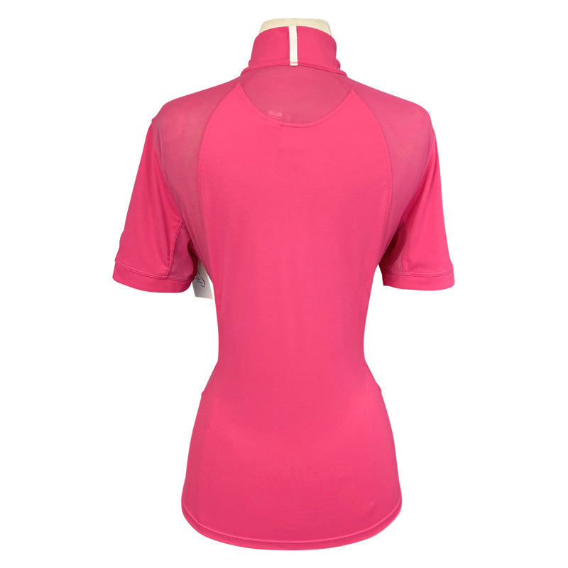 FITS Equestrian Short Sleeve Sun Shirt in Bright Pink