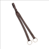 Red Barn by KL Select Fancy Running Martingale Attachment in Brown - Full