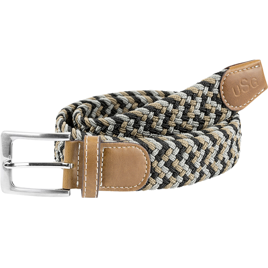 USG Casual Belt  in Black/Grey/Beige - XL