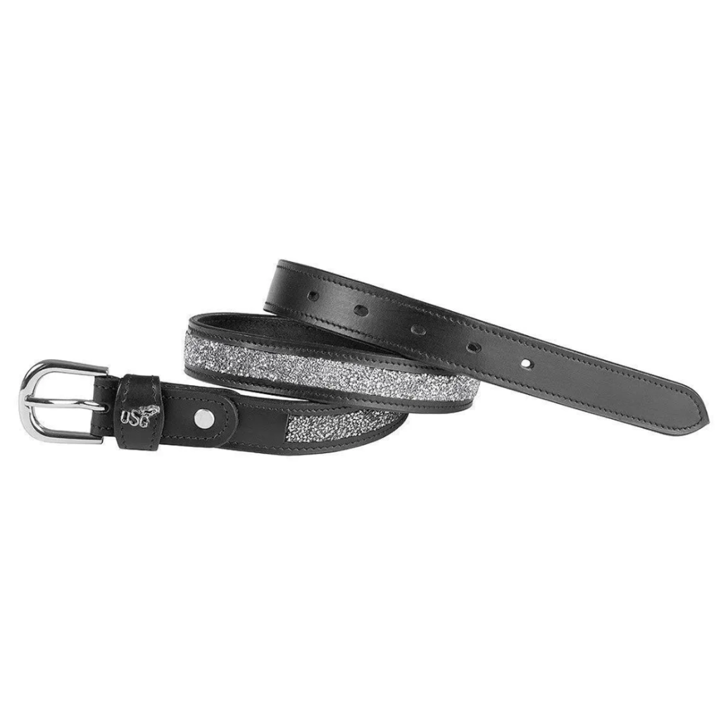 USG 'Mosaik' Belt in Black/Silver - Large