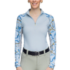 Kastel 1/4 Zip Long Sleeve in Robin's Egg Belt - Women's Medium