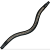 KL Select Black Oak 'Stormy Rose' Browband in Black - Full