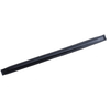 KL Select Plain Raised Rolled Browband in Black - Cob