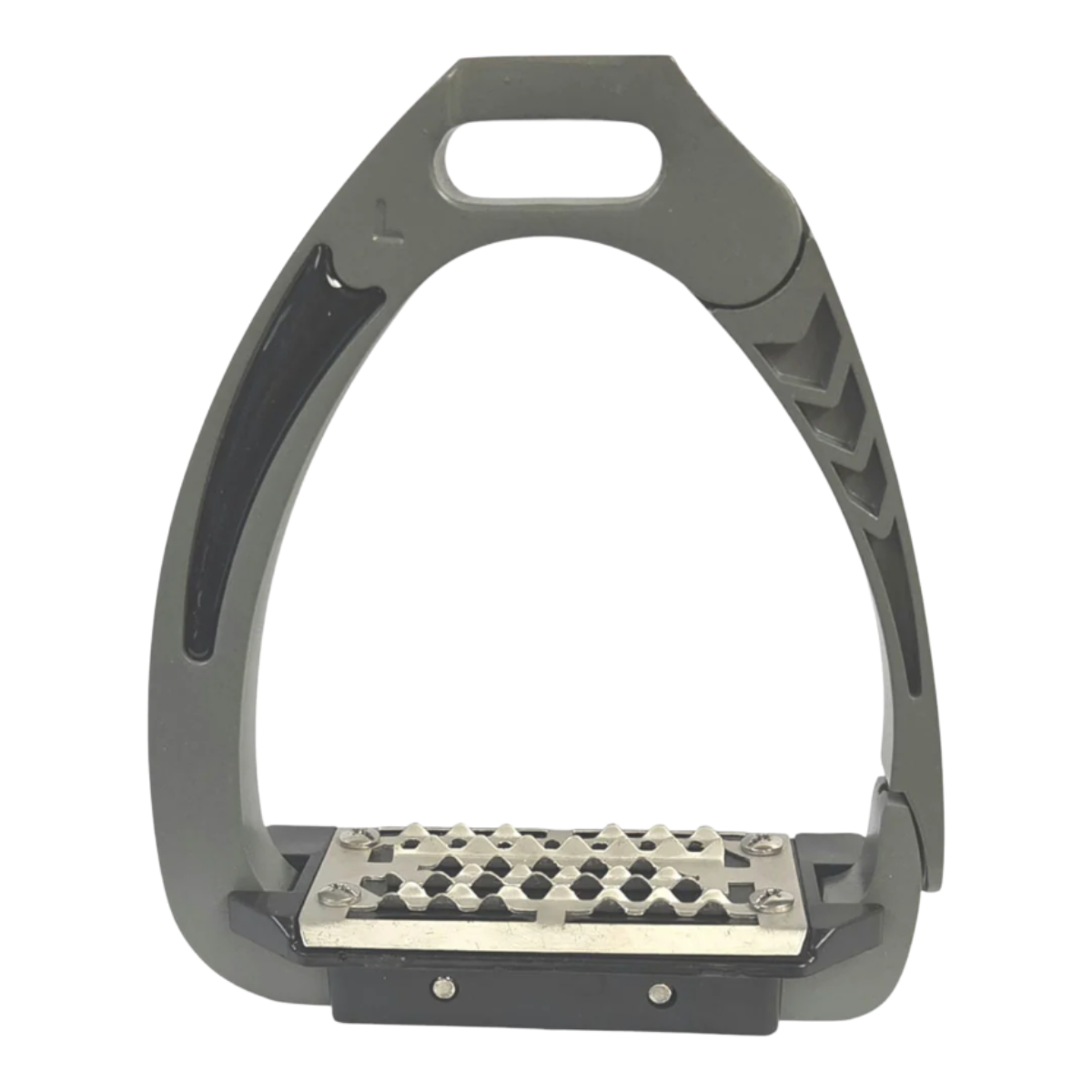TuffRider Elite Safety Tech Stirrups in Titanium Matte - 4"
