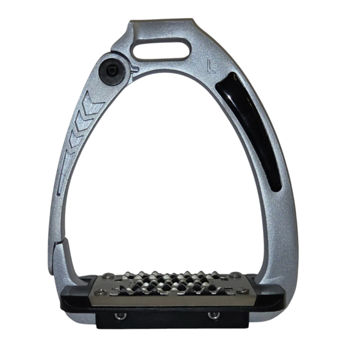 TuffRider Elite Safety Tech Stirrups in Silver - 4 3/4"