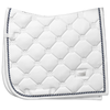Equestrian Stockholm Dressage Saddle Pad in White Perfection