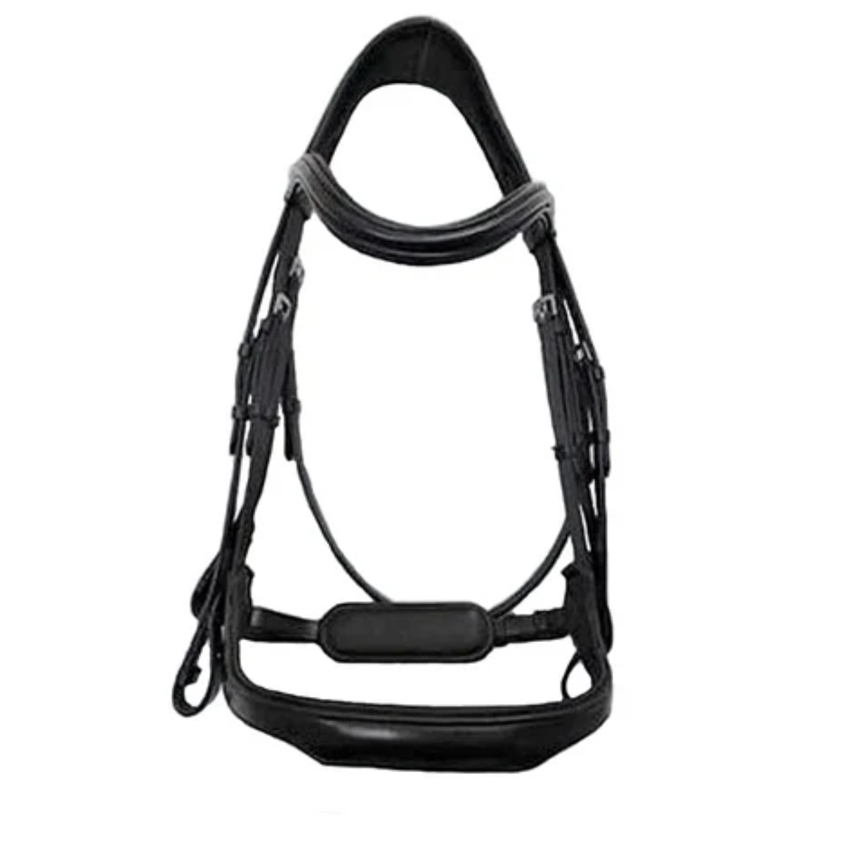 KL Select 'Arena' Weymouth Bridle in Black - Full