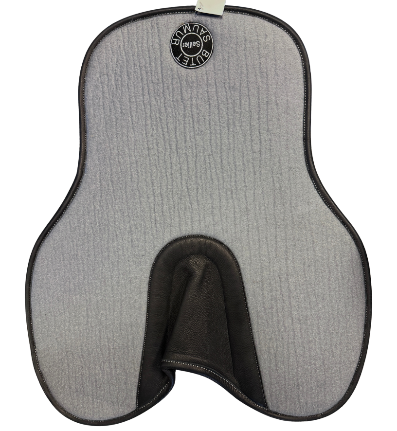Butet Standard Felt Half Pad in Grey/Black