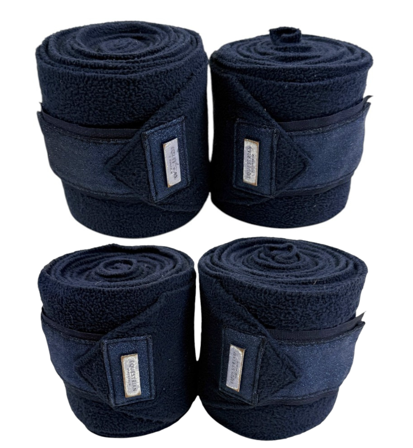 Equestrian Stockholm Polo Wraps in Navy Glimmer