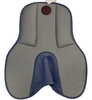 Butet Standard Rear Riser Felt Half Pad in Grey/Denim Blue
