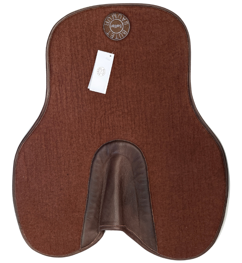Butet Standard Felt Half Pad in Double Chocolate