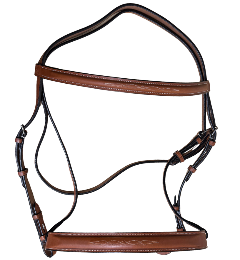 Butet 'New Hunter Noseband' Bridle in Gold