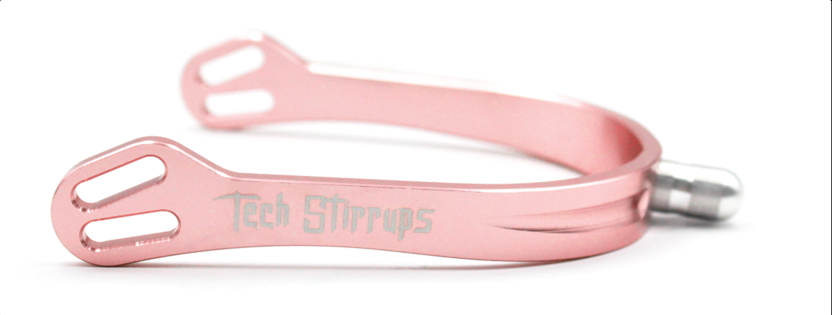 Tech Stirrups Verona Short Spurs in Pink