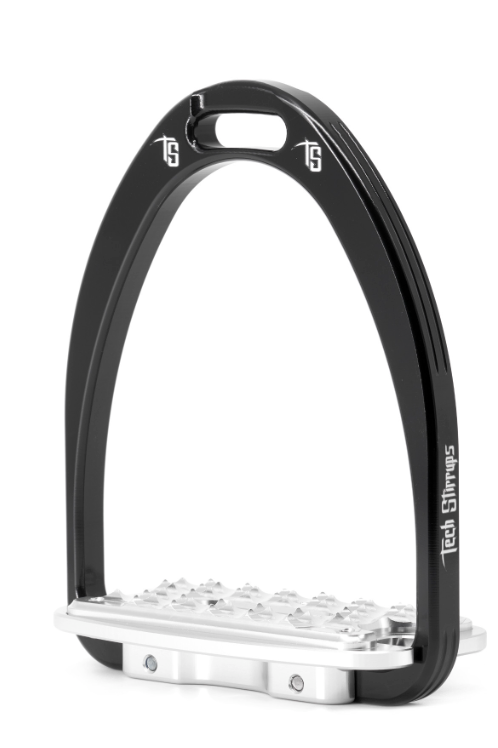 Tech Stirrups Siena Irons in Black - 4.75"