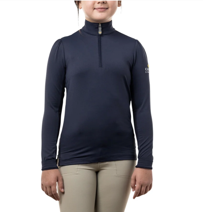 Kastel Long Sleeve Sunshirt in Navy