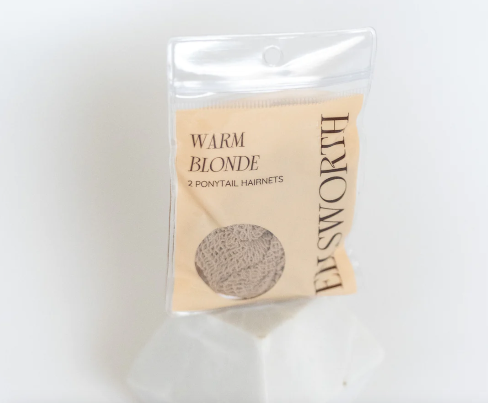 Ellsworth Ponytail Hairnet in Warm Blonde 