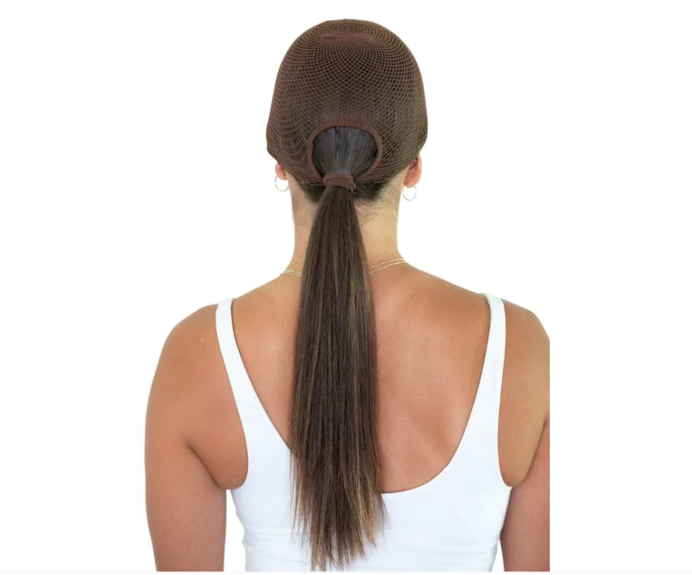 Ellsworth Ponytail Hairnet in Dark Brown