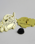 Hunt Seat Paper Co. Howdy! Pony Pin in Yellow