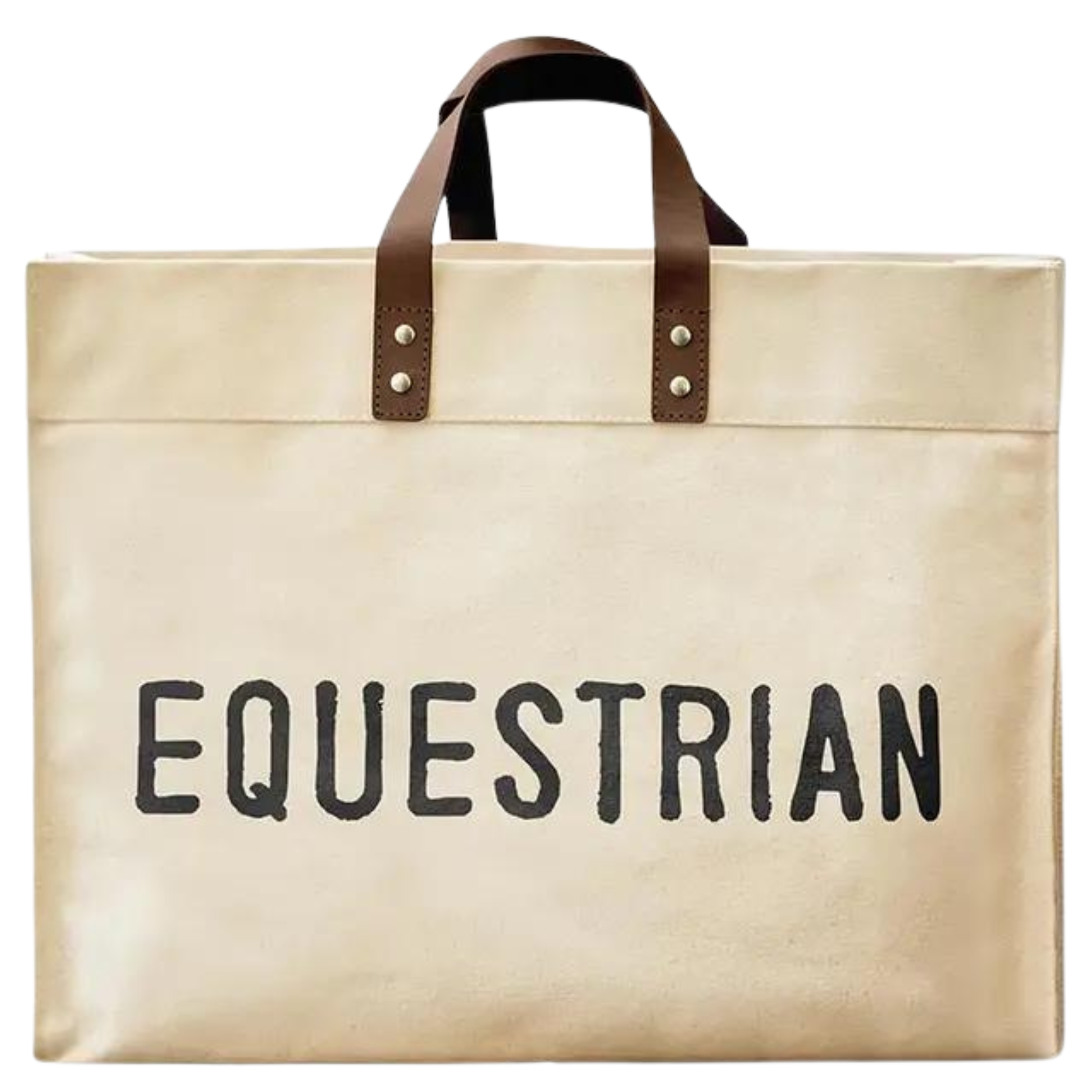 Face to Face Canvas Tote in Equestrian - One Size