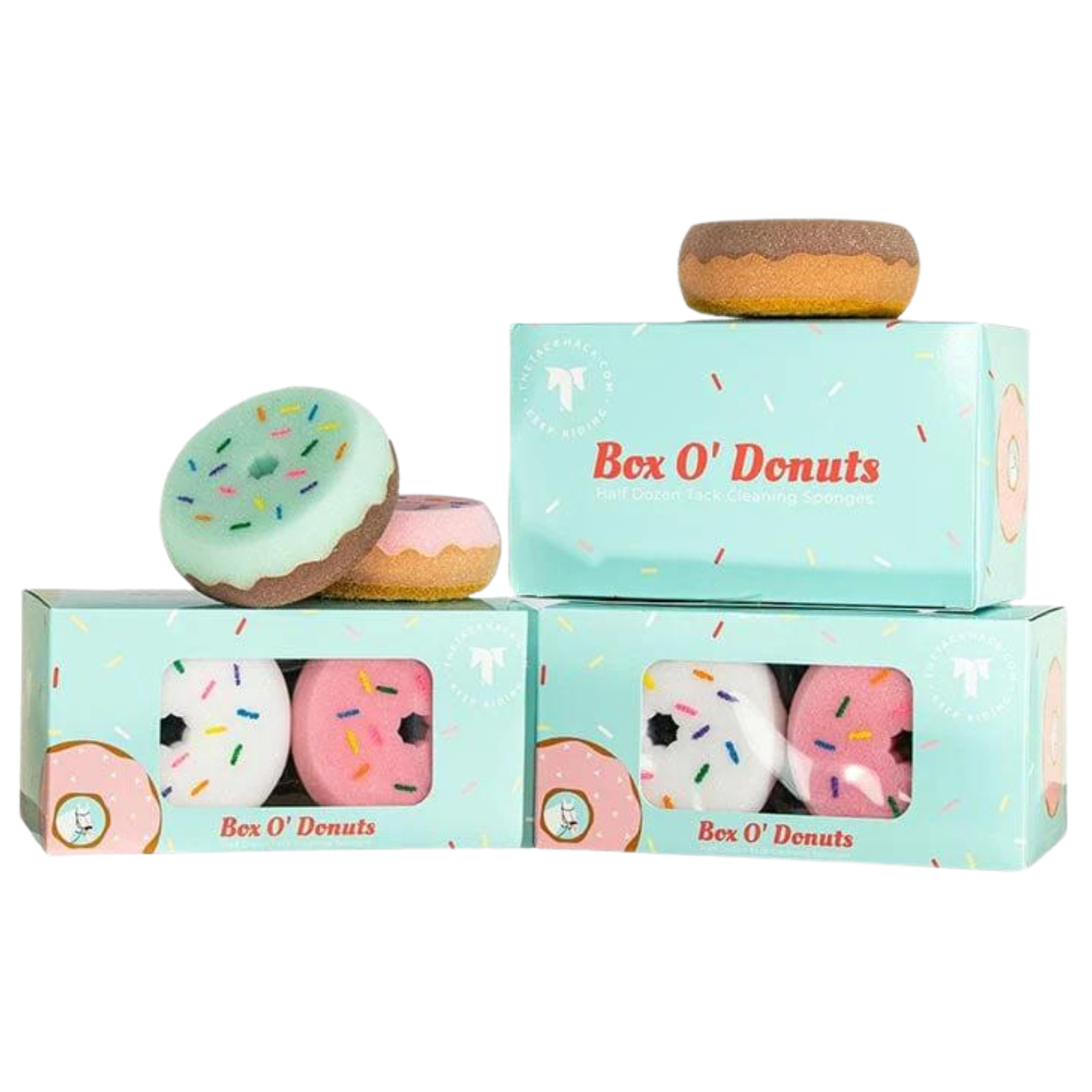 Box O&#39; Donuts Tack Sponges in Multi - Half Dozen
