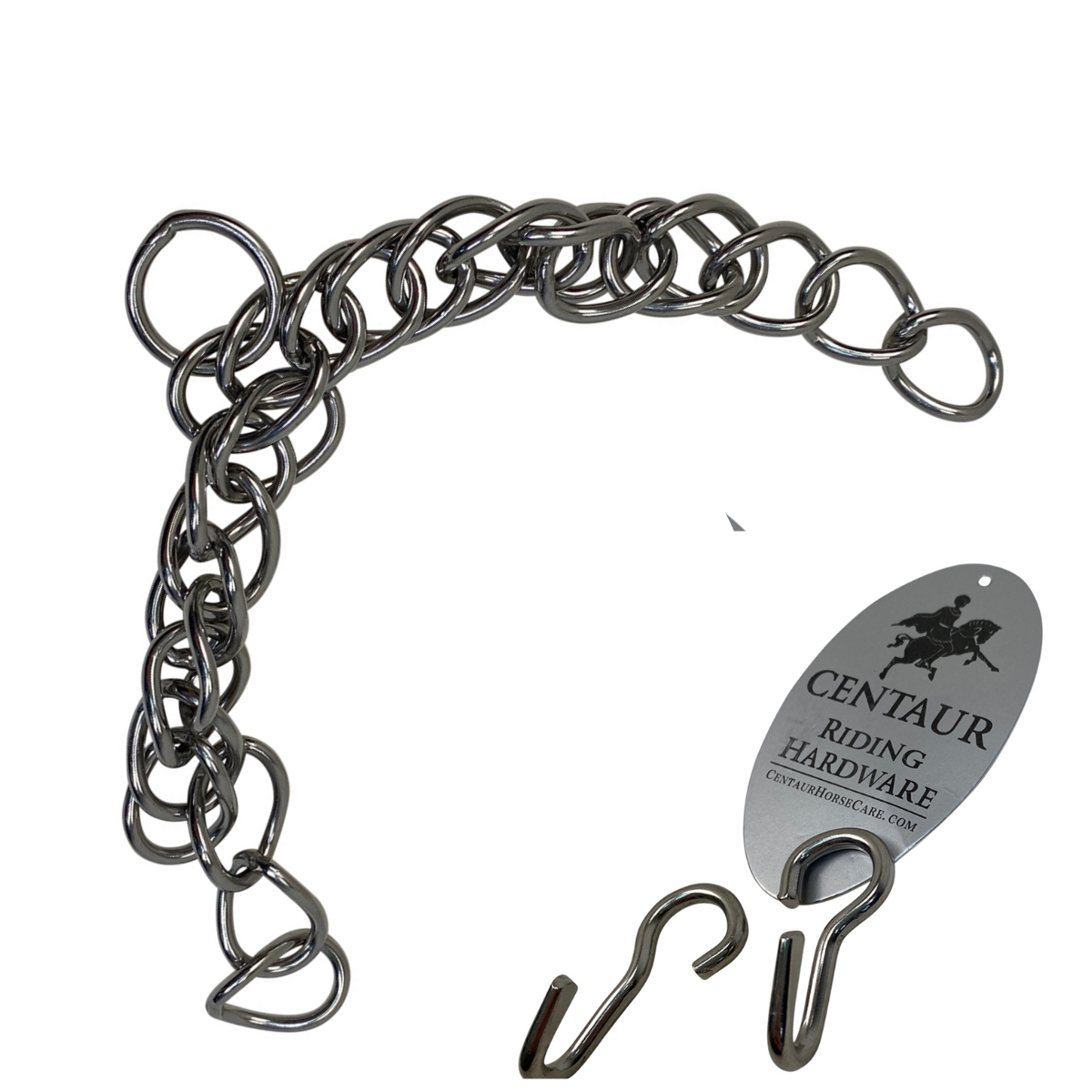 Centaur Stainless Steel Double Link Curb Chain in Stainless Steel