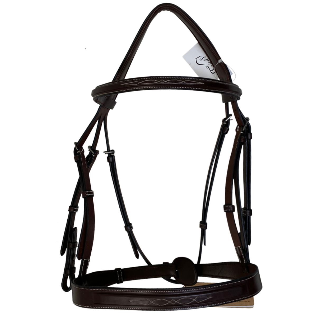 Dy'on Hunter Collection Cavesson Noseband in Brown