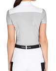Vestrum Simeri Short Sleeve Show Shirt in Light Grey/White - Women's Small