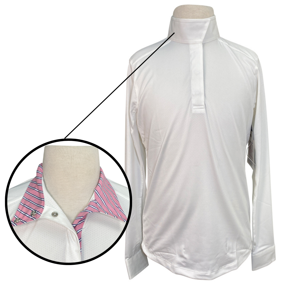 Beacon Hill Talent Yarn Show Shirt in White/Pink Plaid