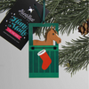 Hunt Seat Paper Co. Horse Barn Door Ornament in Chestnut
