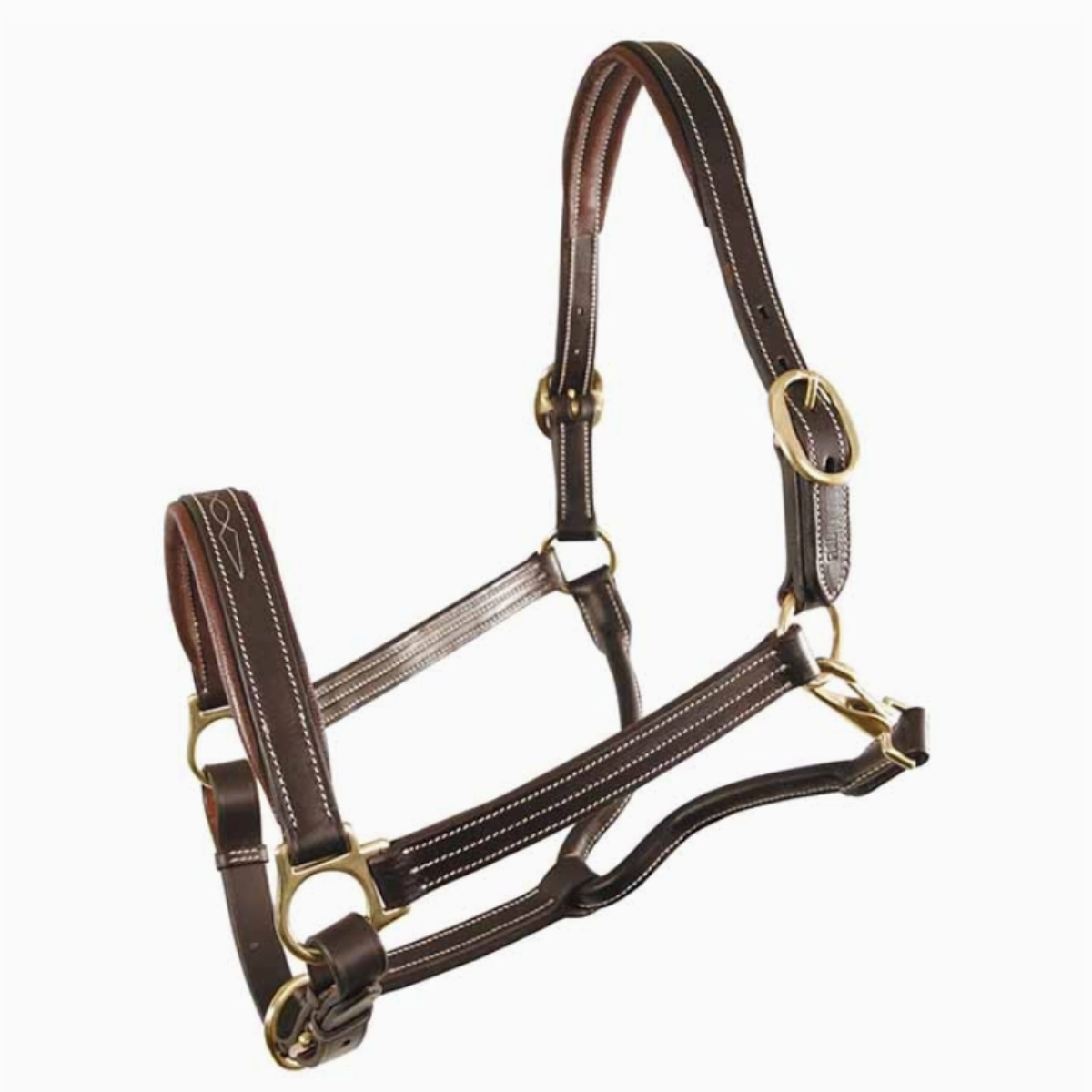 Jamestown Leather Halter in Brown
