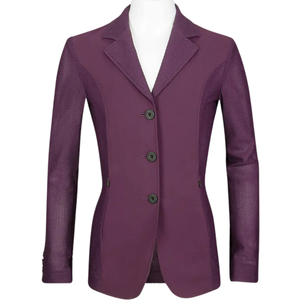 RJ Classics 'Harmony Jr.' Mesh Show Jacket in Dark Berry