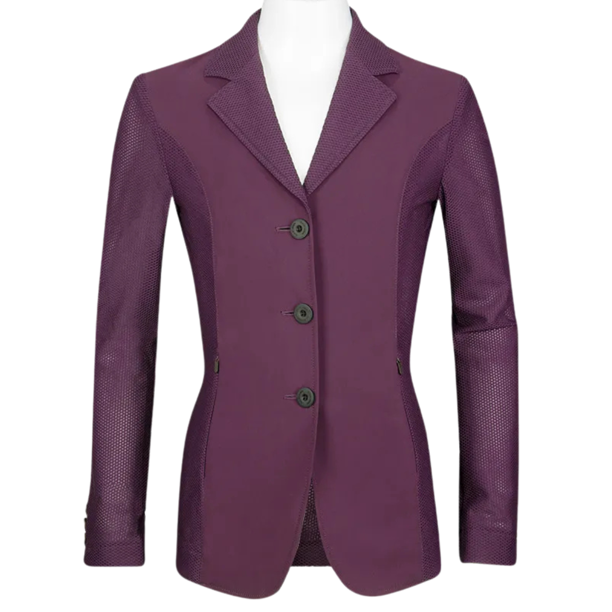 RJ Classics 'Harmony' Jr. Mesh Show Jacket in Dark Berry