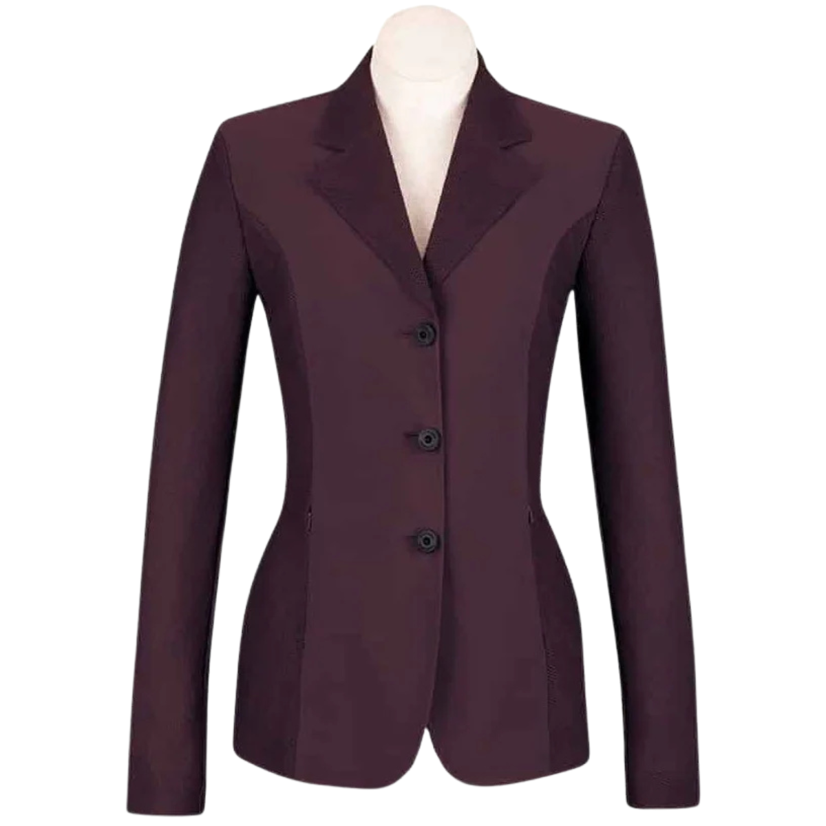 RJ Classics 'Harmony' Mesh Show Jacket in Dark Berry - Women's 0R