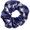 Spiced Equestrian Bascule Scrunchie in Navy - One Size