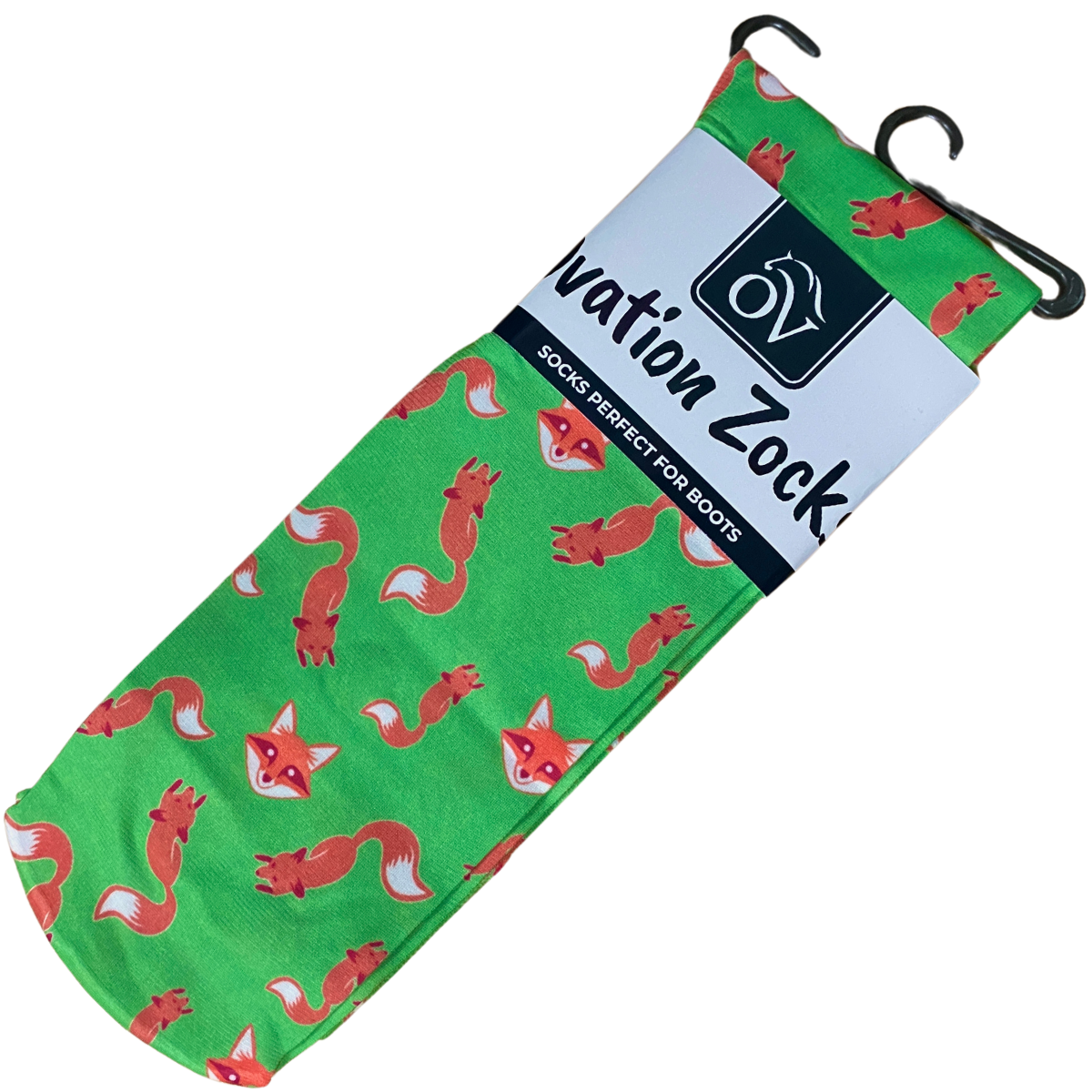 Ovation Zocks Boot Socks in Playful Foxes