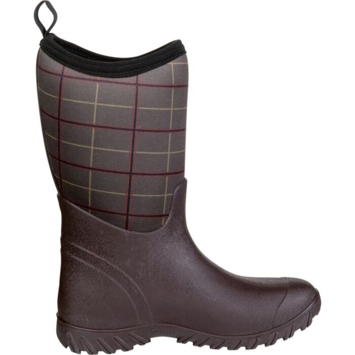 Right side of HKM 'Softopren Thermo' Winter Boots in Brown/Beige Check - Women's EU 36 (US 5.5)