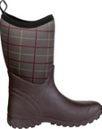 Right side of HKM 'Softopren Thermo' Winter Boots in Brown/Beige Check - Women's EU 36 (US 5.5)