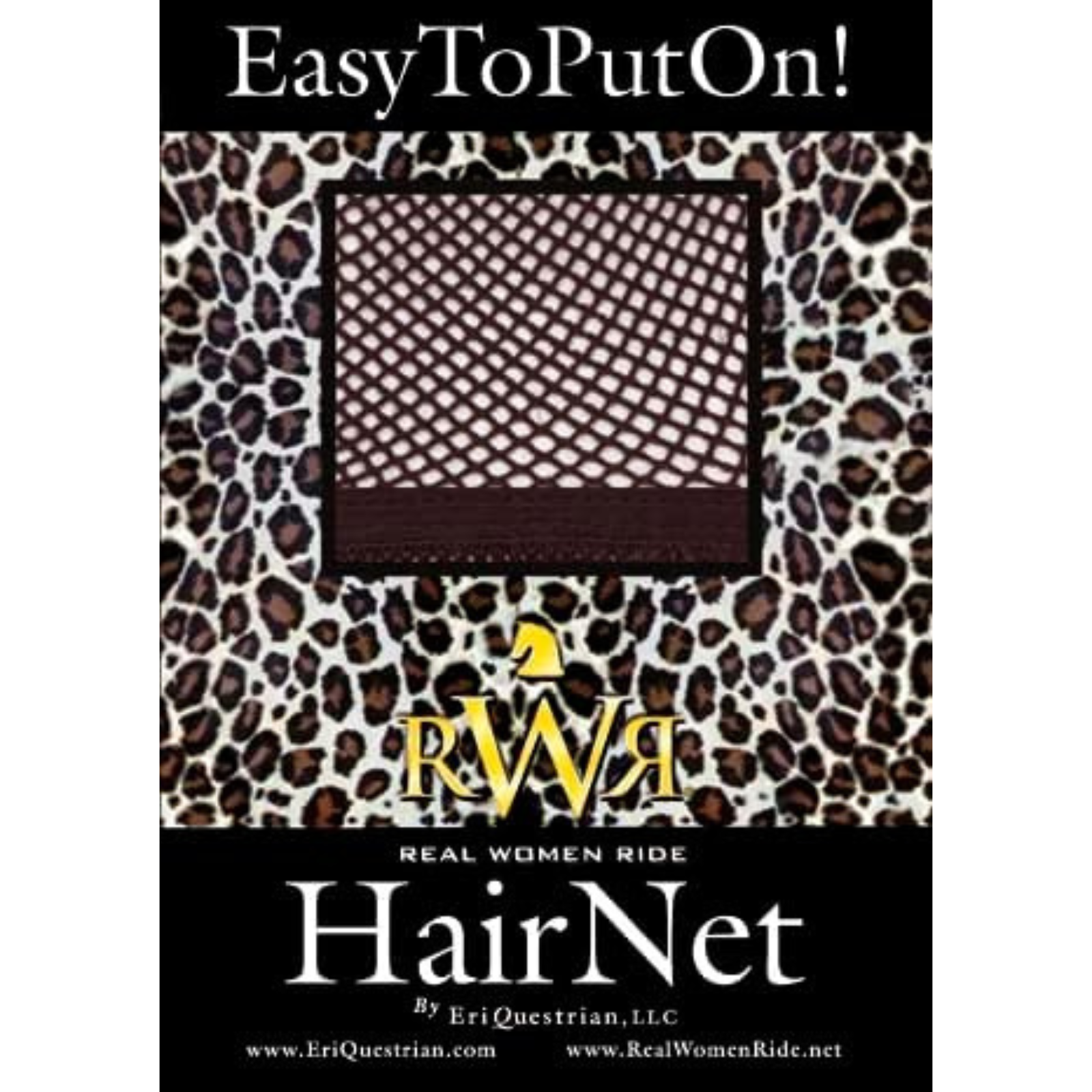 Real Women Ride No Knot Hair Net in Dark Brown