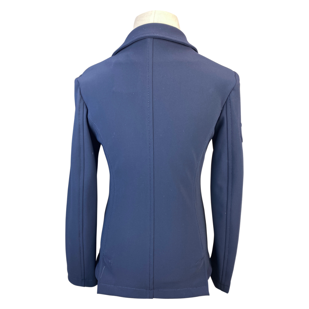 Cavalleria Toscana Tech Knit Zip Show Jacket in Navy - Children's 14