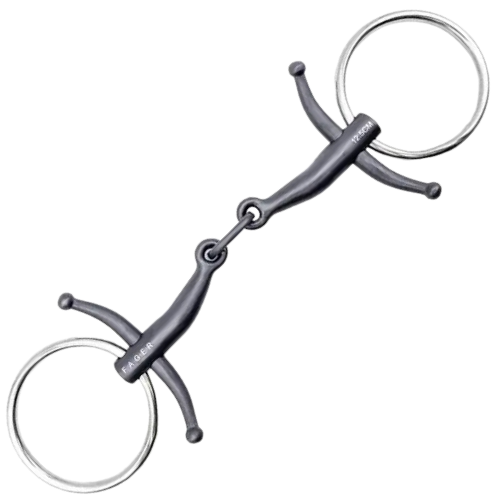 Fager Carl Titanium Baby Fulmer Bit in Titanium 