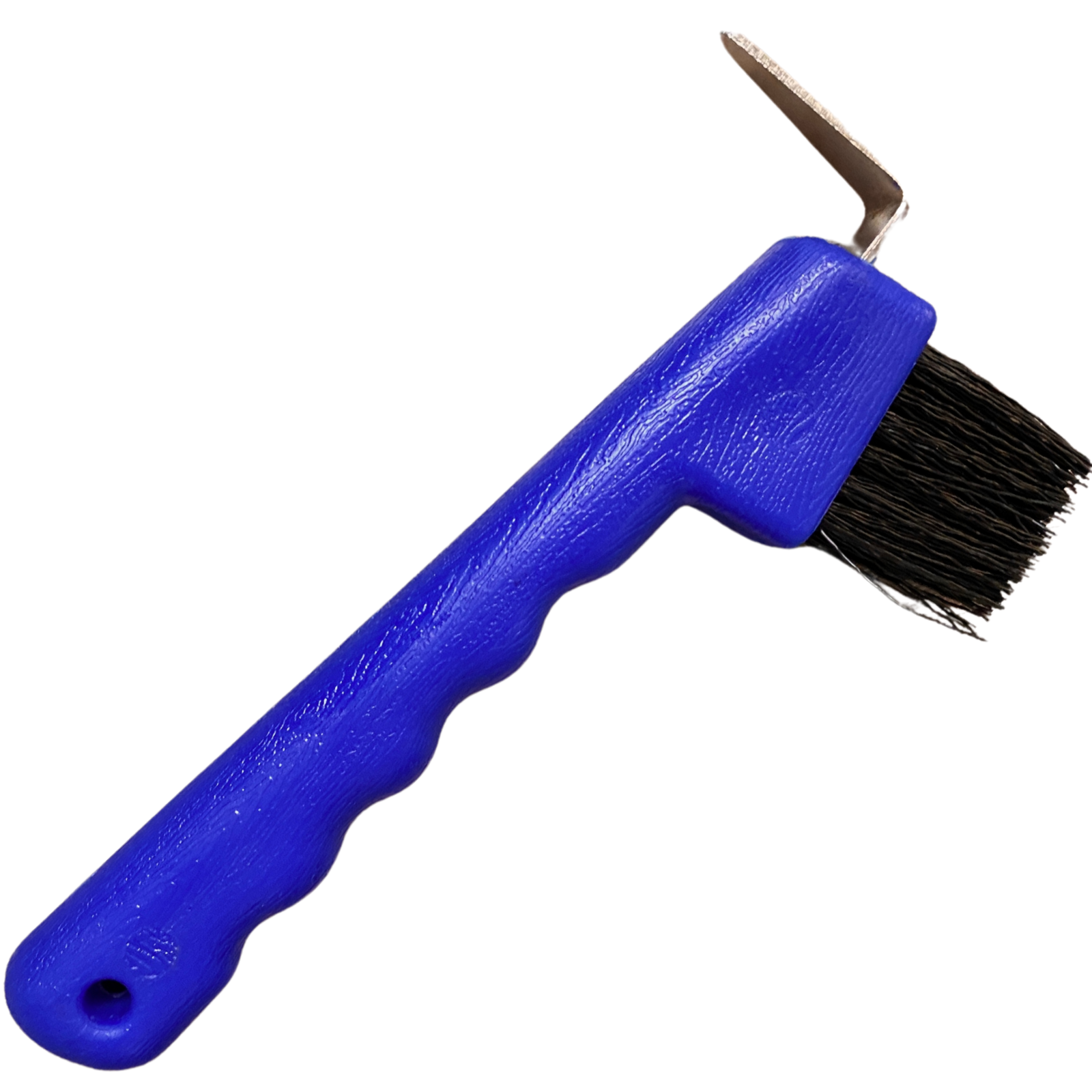 Hoof Pick with Brush in Blue