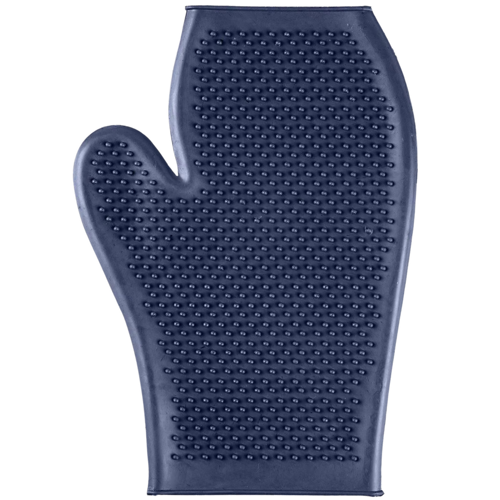 Equi-Essentials Rubber Grooming Mit in Navy