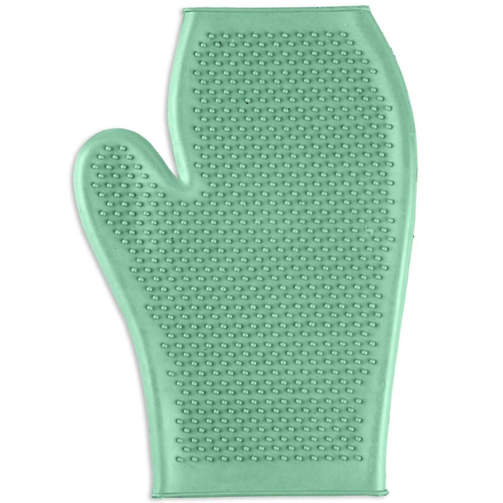Equi-Essentials Rubber Grooming Mit in Ice Green