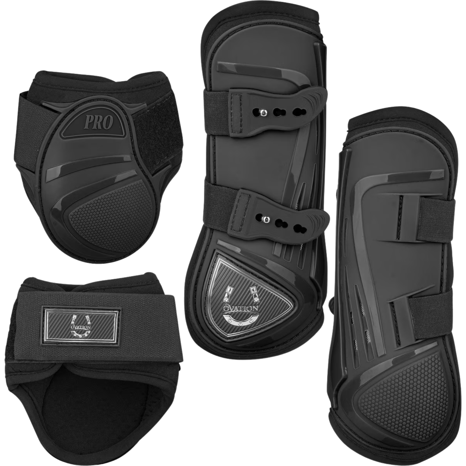 Ovation Lucky Horse Boot Set in Black