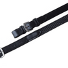 Red Barn 3/4" Pebble Grip Reins in Black - Full