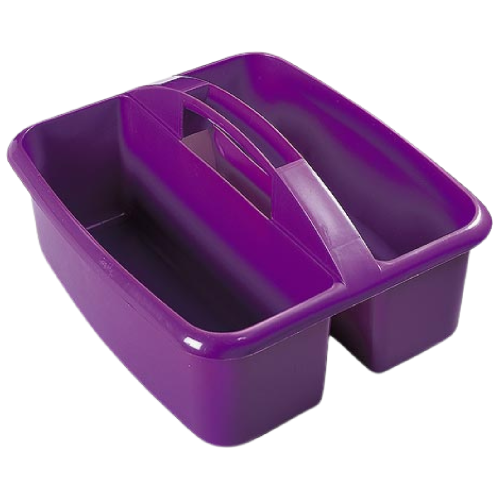 Plastic Grooming Tote in Purple