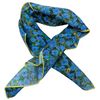 Floral Square Scarf in Blue Floral